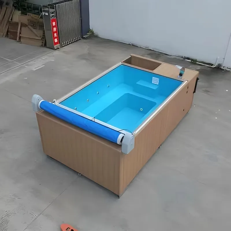 Family Size Container Pool 20ft Compact Above Ground Pool Easy Maintenance for Residential Backyard and Outdoor Leisure