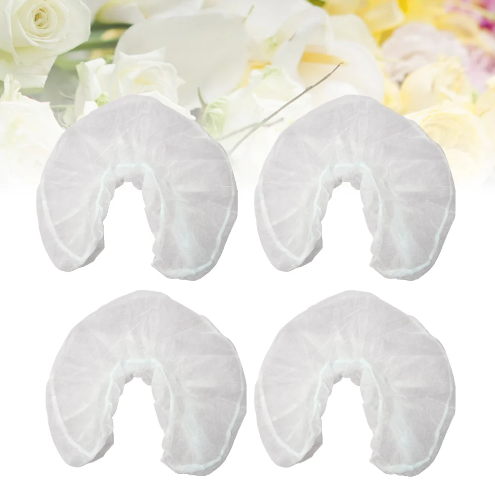 

50 Pcs Massage Covers Disposable Non-woven U-shaped Pillowcase Table