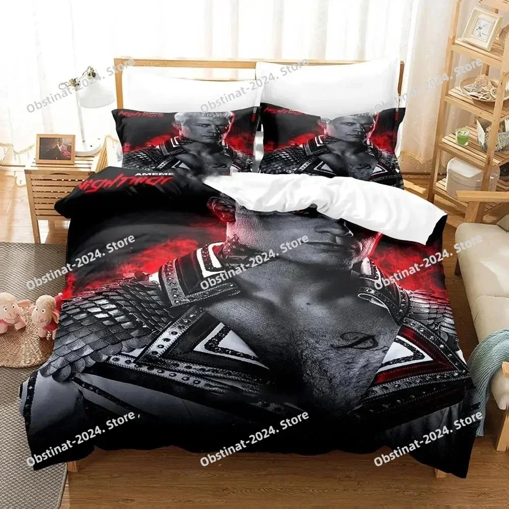 

American Nightmare Adult Boys Anime Bedding Set 2024 Duvet Cover Bed Set Quilt Cover Pillowcase Single Twin Full Queen King Size