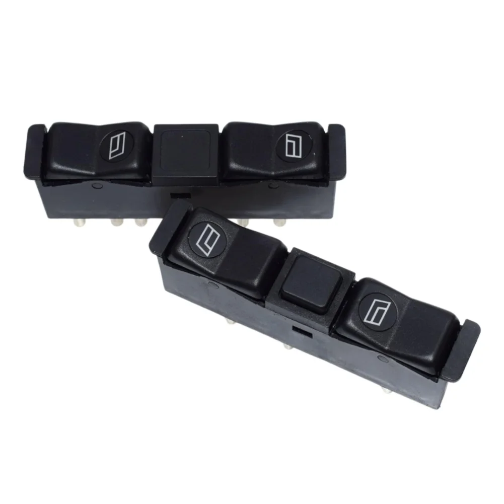 For Mercedes-Benz Power Window Switch Left Right Pair for W123 W201 W126 Models Including 300D 190E 500SEC 380SEL