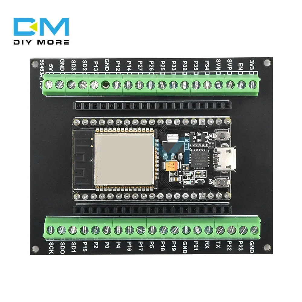 ESP32 Expansion Board Compatible with ESP32 WiFi Bluetooth Development Board NodeMCU-32S Lua 38Pin GPIO Expansion Board