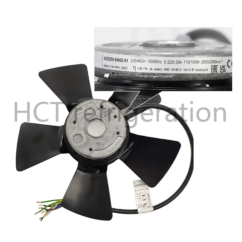 Original 100% Working A2D250-AA02-01 230/400V Ventilation cooling fan