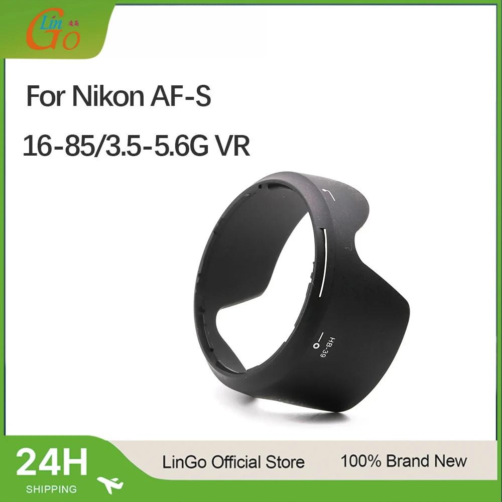 LinGo Bayonet Lens Hood For Nikon AF Nikkor 16-85mm f3.5-5.6G IF-ED 18-300mm f/3.5-6.3 Lens Camera