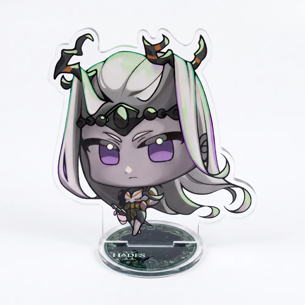 Hades II Melinoe Hecate Nemesis 10cm Acrylic Stand Keychain Double Sided Chibi Game Figure Desktop Ornament Collectible Fan Gift