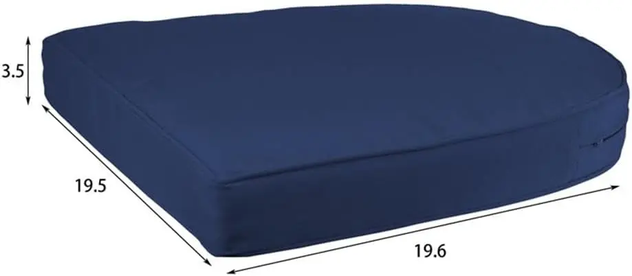 Kursi anyaman dengan bantal biru, Set 2