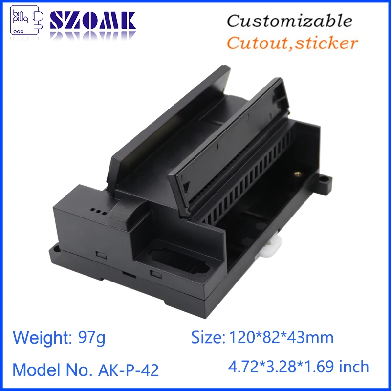 SZOMK Produkcja obudowy z tworzywa sztucznego AK-P-42 120*82*43MM system sterowania plc do wtryskarki z tworzyw sztucznych obudowa z tworzywa sztucznego abs