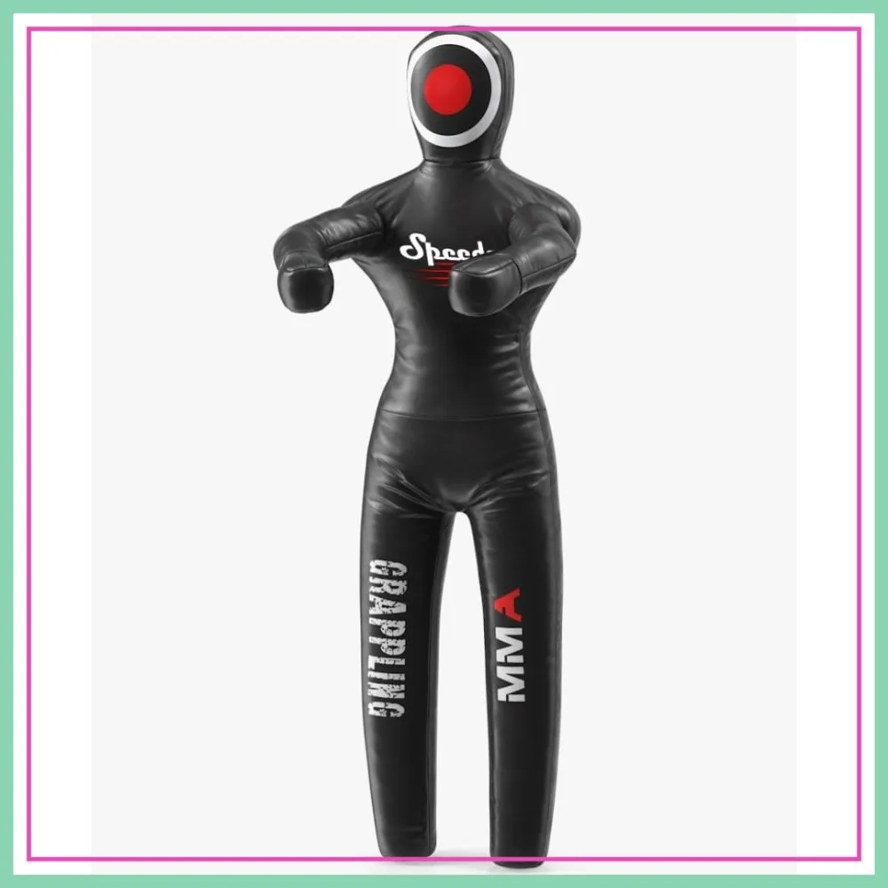 

Unfilled Grappling Dummy for Judo Karate BJJ Wrestling Training Standing Punching Bag