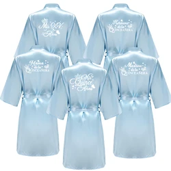 Princess Sweet 15 Years Girl Birthday Party Robes Quinceanera Robe Mis XV Bathrobe Silkly Nightgown