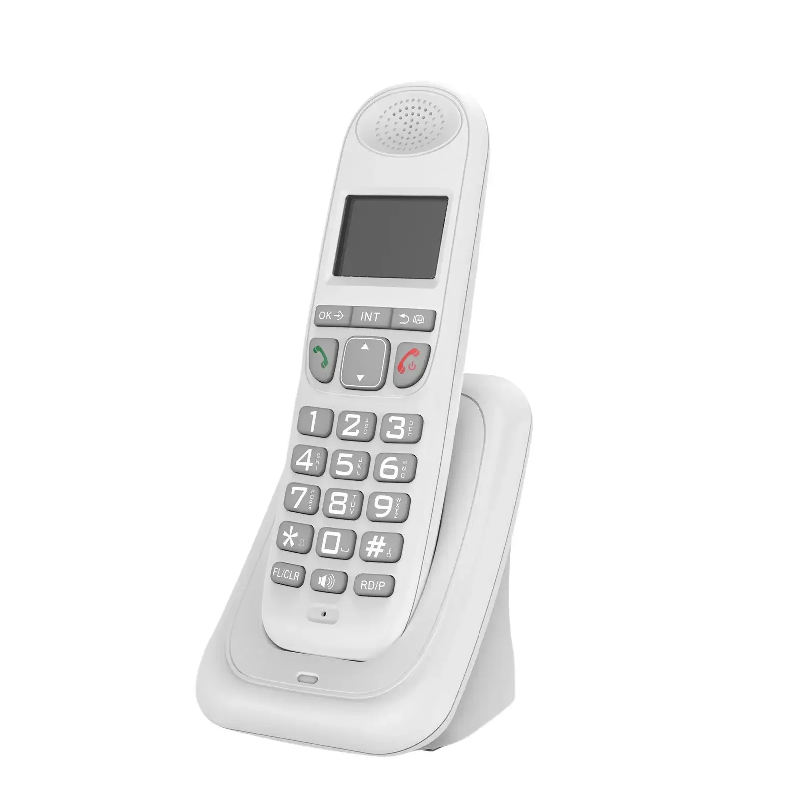 Phone Cordless Telephone with 3 Lines Display Caller ID Support 5 Handsets Connection 16 Languages For Home Office