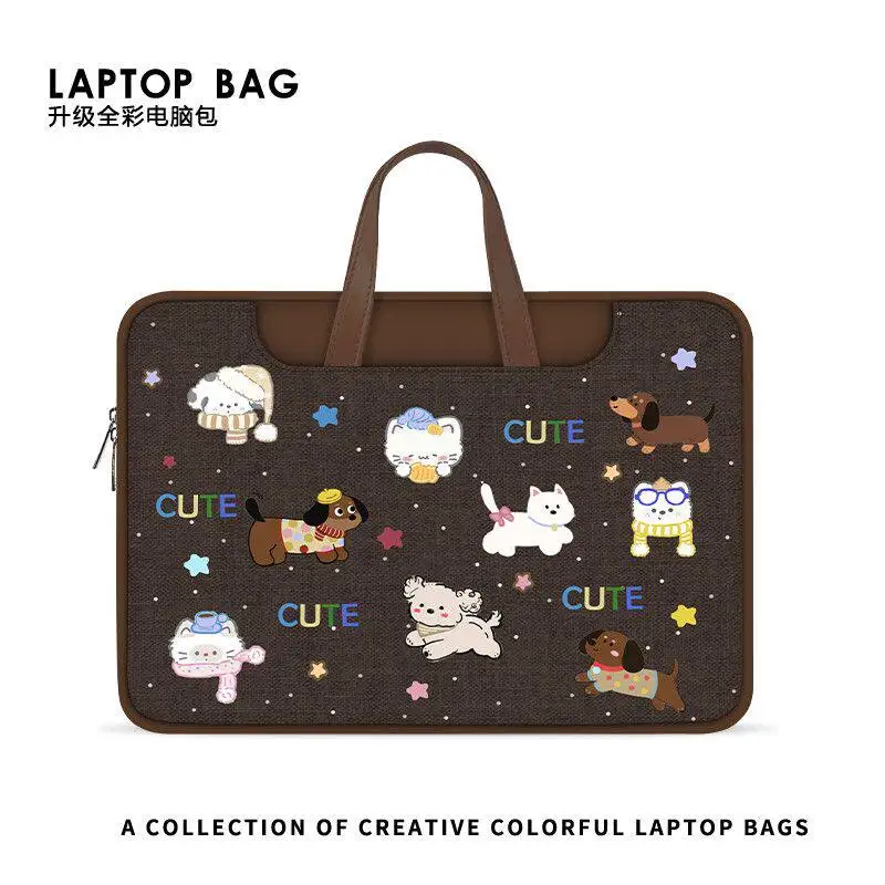 

Cartoon Animal Print Laptop Bag Laptop Sleeve Laptop Case for Macbook Case 12 13.3 14 15.6 16 Inch Macbook Air Asus Huawei Gift