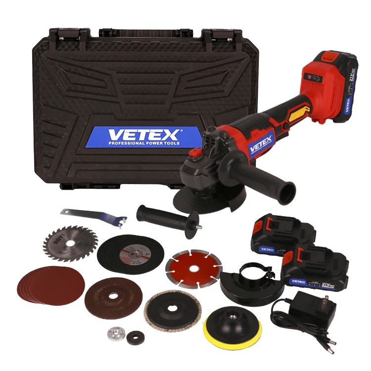 Biblioteca Inteligente Vetex AG-D-3001BL Amoladora angular 21V