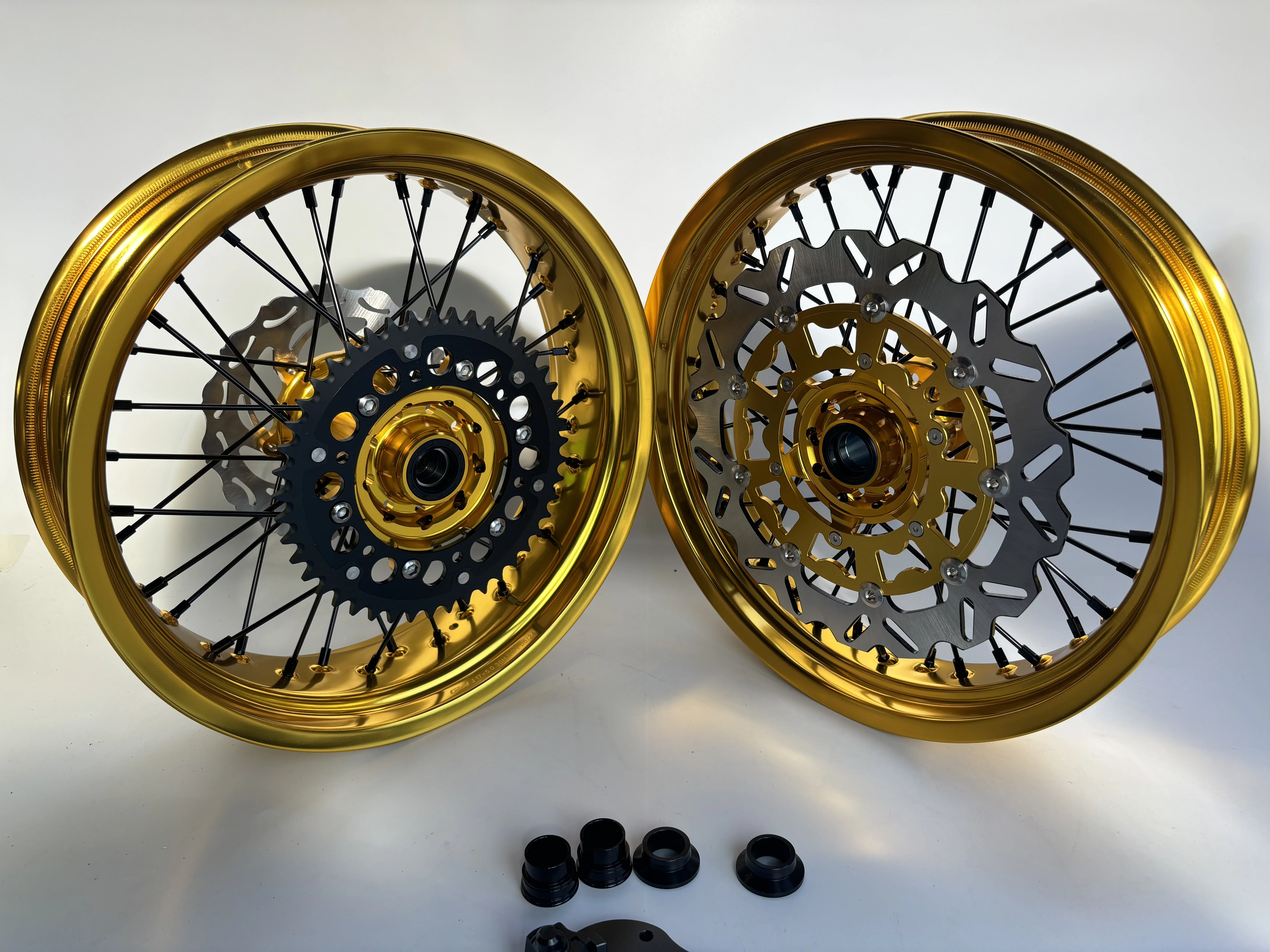 High Quality and High Hardness Motorcycle Wheels for 2003-2025 Supermoto for EXC/SXF 125CC-525CC New Condition