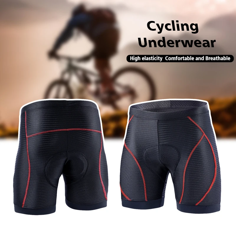 New Athletic 3D Elasticated Cycling Briefs 2023 Men's Mountain Bike Cycling Shorts Pantalones Cortos Ropa Ciclismo Para Hombre