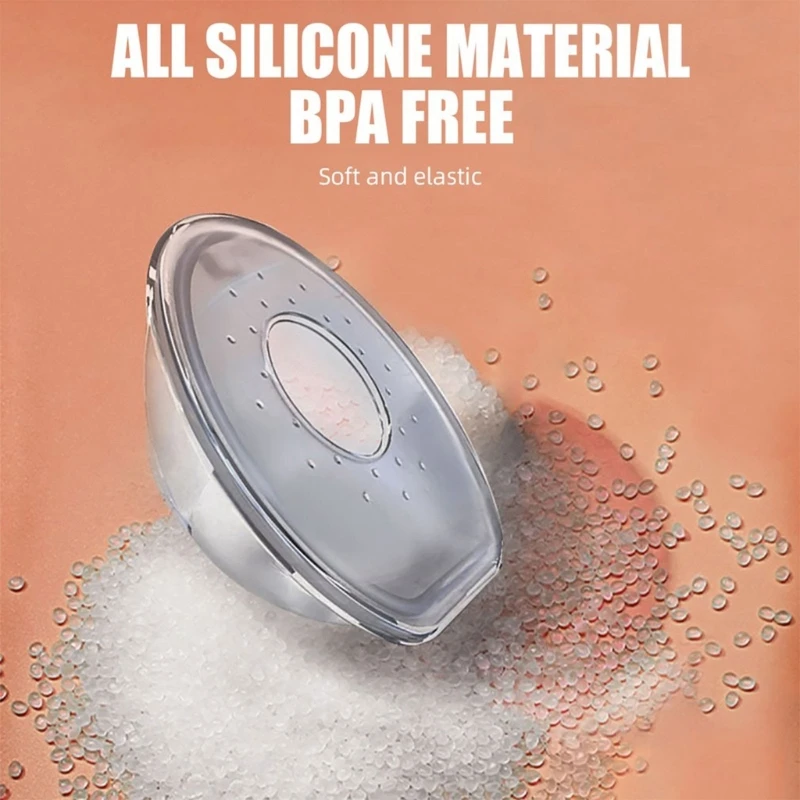 2 coppe per seno in silicone senza BPA per raccolta del latte materno