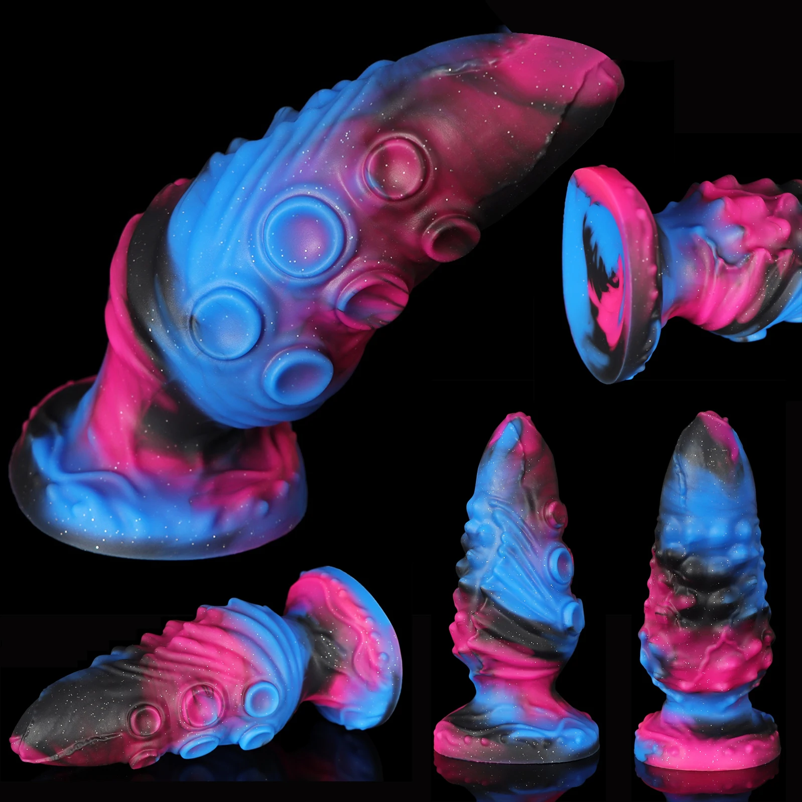 Short Octopus Anal Plug Silicone Butt Plug Prostate Massage Sex Toys For Women Men Dialtion Gay Adult Toy Particle Stimulation