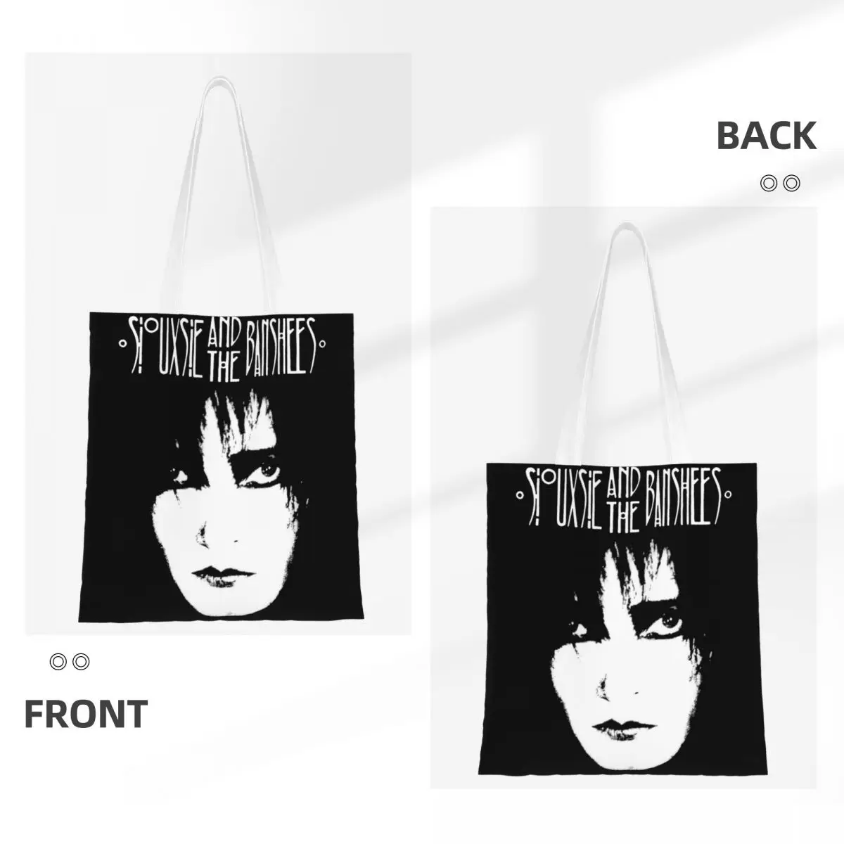 Siouxsie And The Banshees Tote Bags Women Handbag Canvas College Siouxsie Sioux Shoulder Bag Casual Shopping Bag