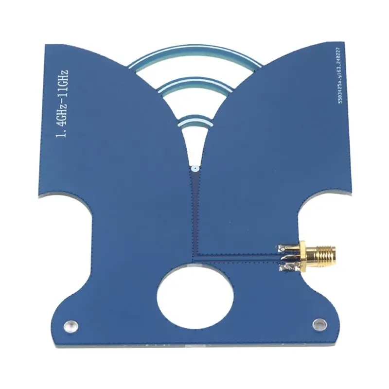 YSS-2X UWB Antenna 1400Mhz-11Ghz Ultra Wideband Antenna High Gain Image Transmission Positioning TEM SMA Female