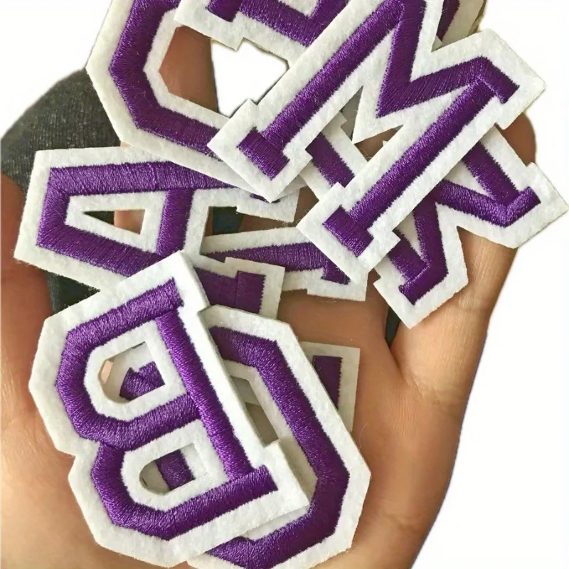 

26Pcs/set A-Z English Alphabet Letter Patch Mixed Embroidered Iron on Cartoon Patches for Clothes Stickers Badge Headbands jeans