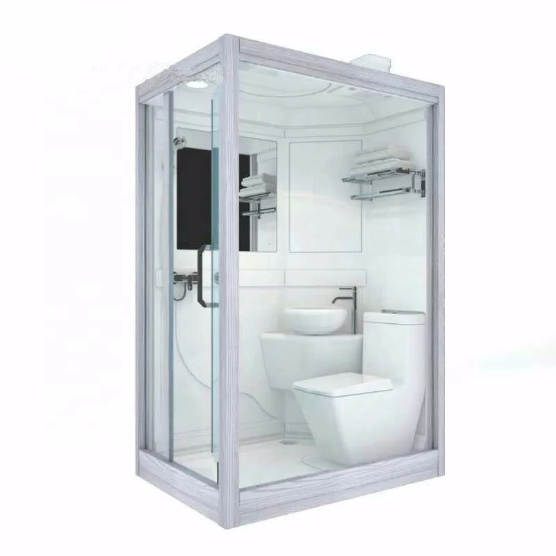 Shower Room,AN1014 Modular Bathroom Cabin Portable Toilet Shower Room Prefab Bathroom Pod