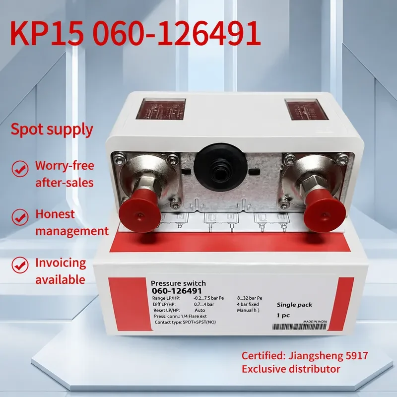 for Danfoss KP15 060-126491  060-125466  060-124591  060-124391  060-124191 Pressure Switch