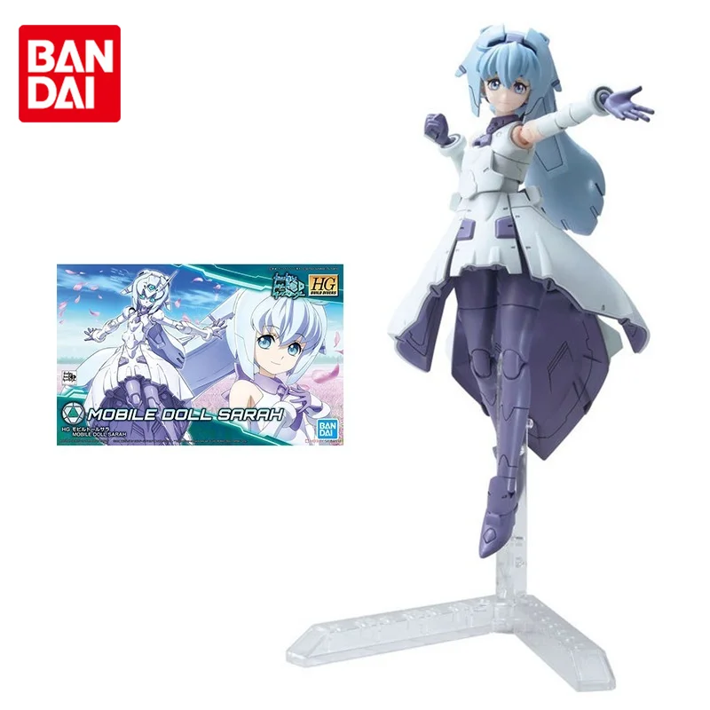 Bandai Gundam Model Kit Anime Figure HGBD Build Divers Mobile Doll Sarah Genuine Anime Figure Mobile Suit Girl Children Gift