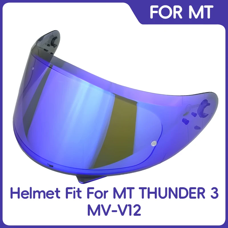 Helmet Visor Fit For Original MT STINGER THUNDER 3 MT-V-12 MT V12 Casco capacetes double dual lens helmet motorcycle helmet