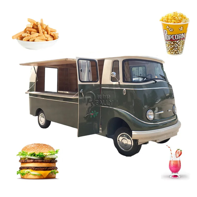 Airstream Electric Food Trucks for Sale in USA Pizza Trailer Coffee Bar Burger Van Catering Trailer Fully Equipped Restaurant