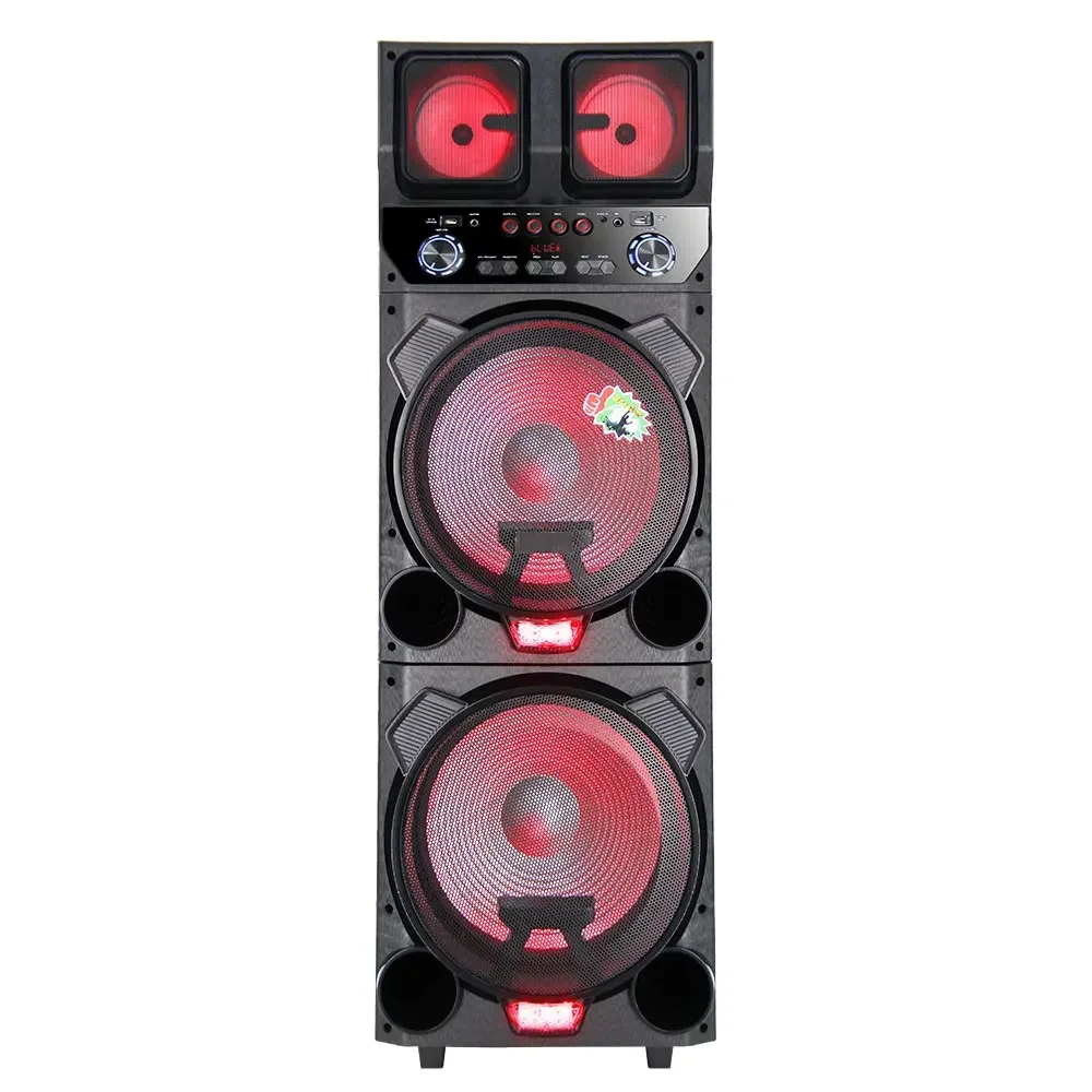 Dual 15 Inch Bluetooth Home Theater Speaker Boombox Stereo Surround Sound System for KTV Audio Playback Equipment