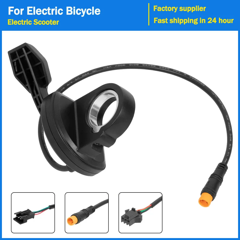 Universal E-Bike108X acelerador de dedo direito 36v 48v 60v 72v bicicleta elétrica acelerador tensão polegar direito aceleradores