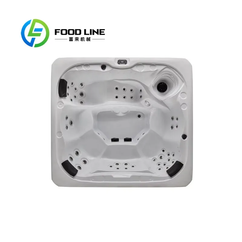 Swim Spa Pool Whirlpool Bathtub 5 Person Outdoor Garden Villa Heated LED Ambient Light Jet Tub Best Price Buy Now Family Use