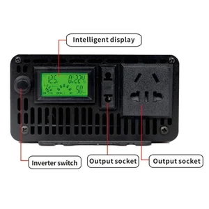 العاكس 12 فولت 24 فولت 48 فولت 60 فولت 72 فولت إلى تيار متردد 110 فولت 220 فولت 230 فولت موجة جيبية نقية 50 هرتز 60 هرتز 2000 واط 3000 واط محول تردد عاكس طاقة السيارة أعلى 10 مبيعات من 50 هرتز إلى 60 هرتز عاكس تردد - No3