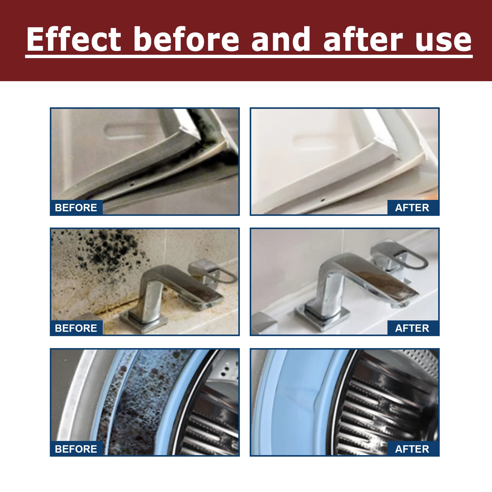 Mould Mildew Removal Foam Spray Anti-fungal Wall Ceiling Tile Sink Cleaner Powerful Bathroom Home Multifunctional Mildew Remover