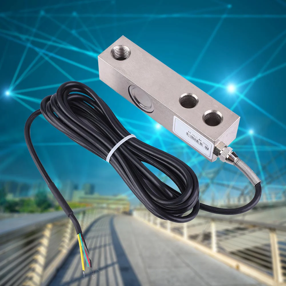 Weighing Sensor shearing Beam Pressure Sensor loadometer Shear Beam Load Cell Sensor Weighing Sensor with Shielded Cable 2000KG