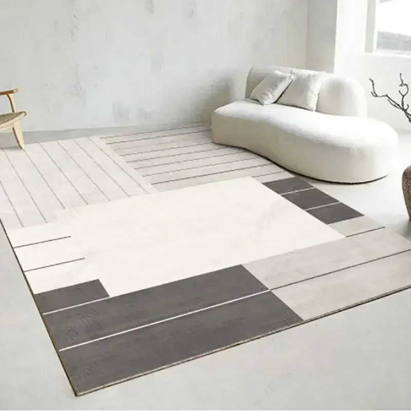 Simple Living Room Carpet Bedroom Bed Floor Paving A Large Area of Fully Covered Sofa Coffee Table Light Luxury High Sense Mat