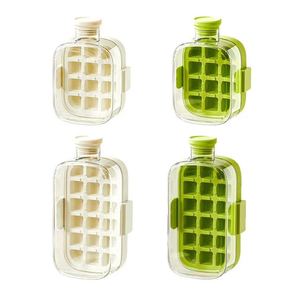 

Ice Cube Mold Cute Ice Tray And Storage Cup Leakproof Seal Removal Food-Grade Kettle Portable Maker for Drinks