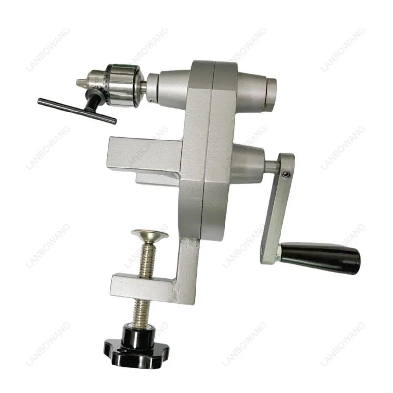 Mini Manual Tapping Tool Set, M3-M12 Precision Threading Machine with Adjustable Guide for Metalworking Repair