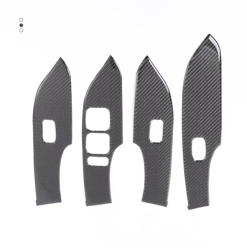 4pcs Car Drip Glue Door Handle Cover Anti Scratch Auto Window Lift Panel Decoration Sticker Accessory For SMART #1 2023-Present