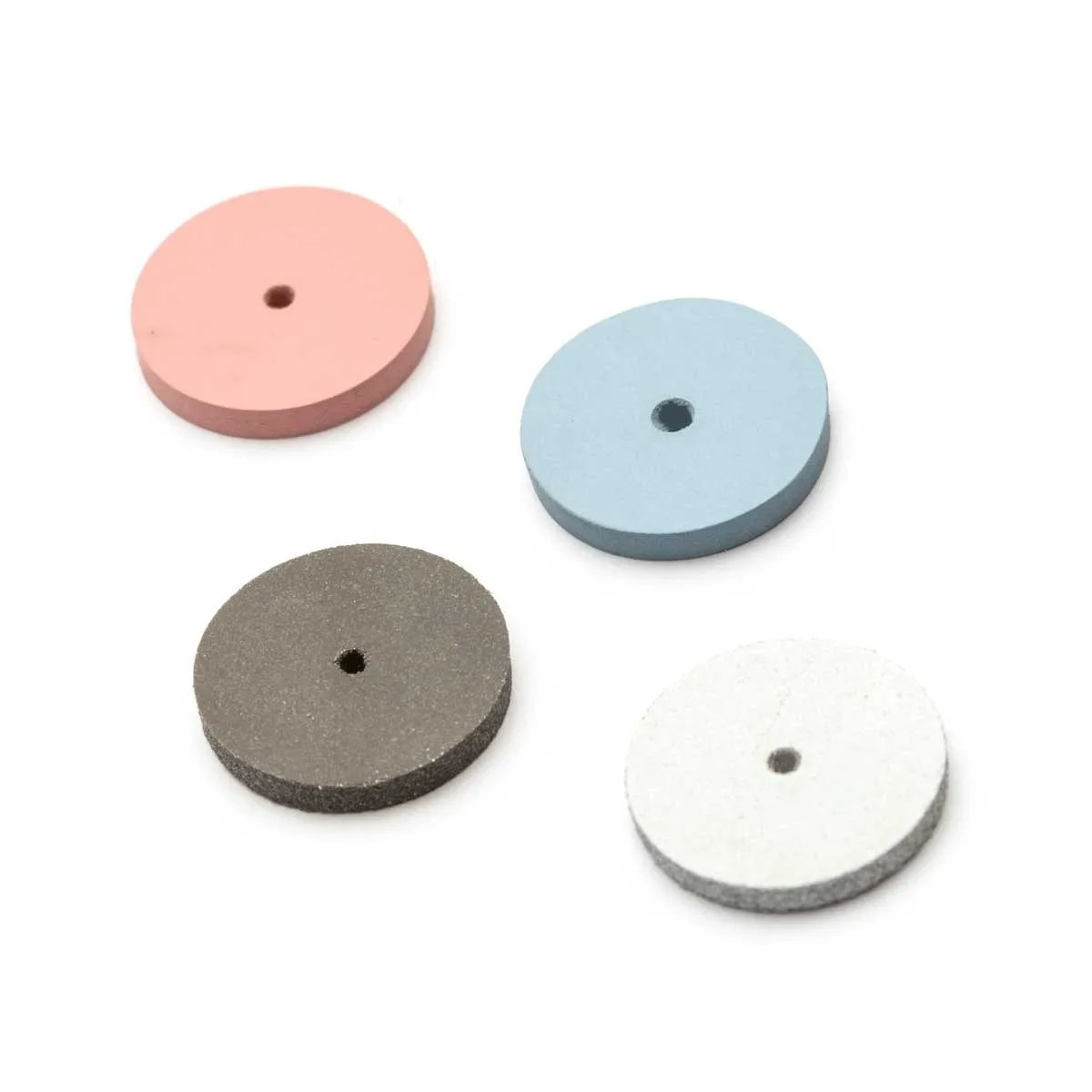 EVE German-Made Mini Silicone Polishers Pack of 10 4-Grit Unmounted Flexible Abrasive for Gold Silver & Precious Metal Finishing