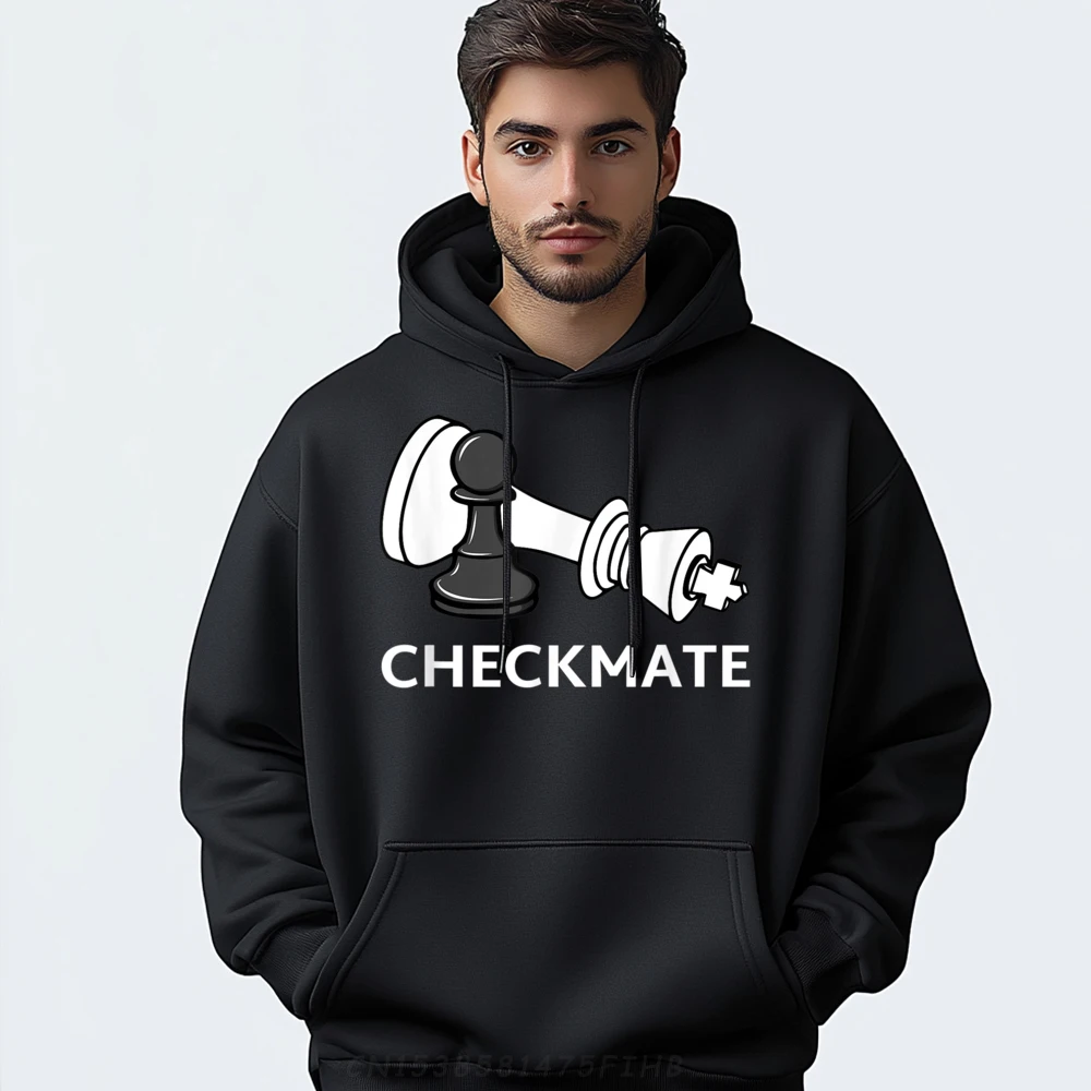 

Chess Shirt Checkmate Chess Player Christmas Round Collar Sweatshirt Long Sleeve Vintage Coats Loose Graphic Hoodies