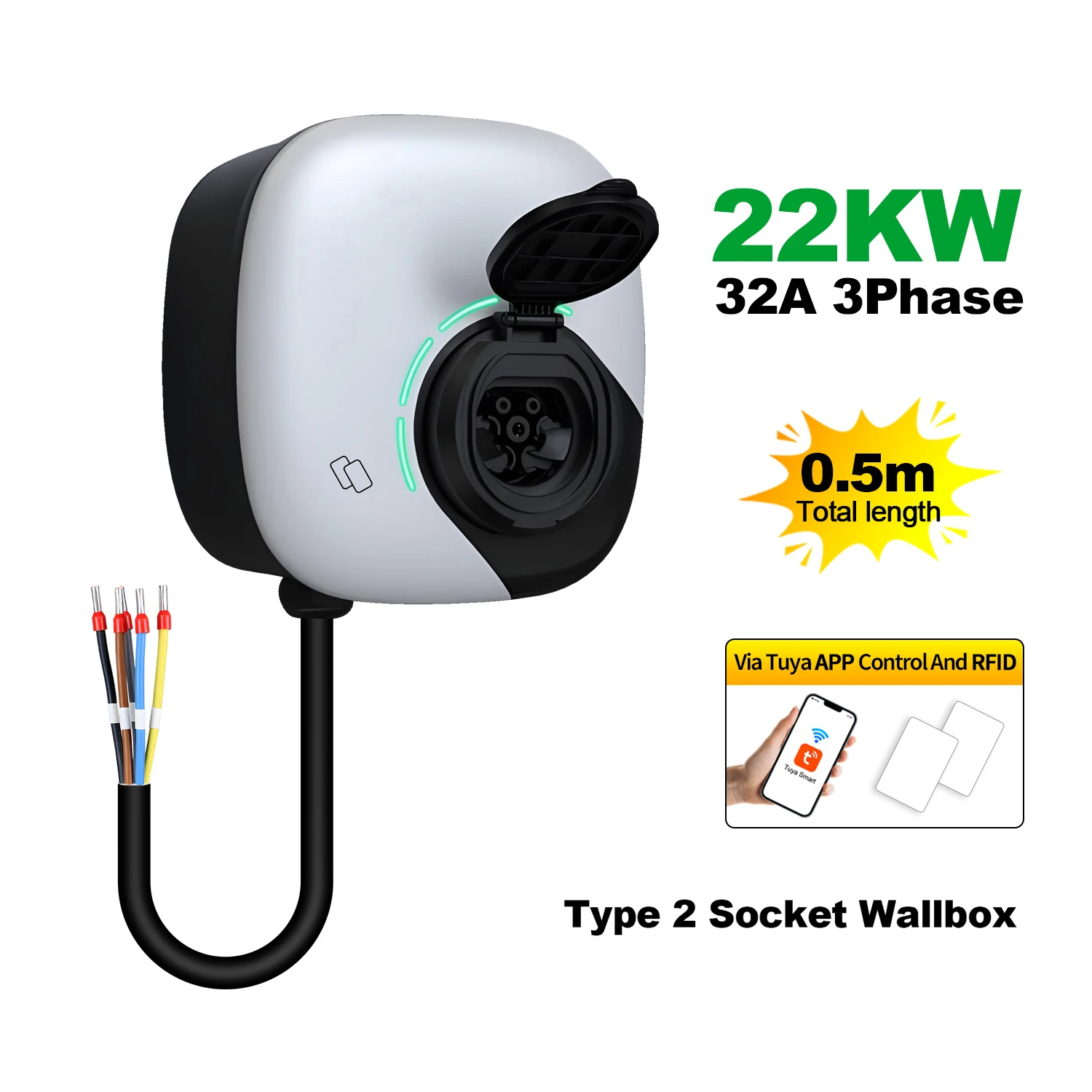 

Isigma Ev Home Charging Station 11kw Ev Charger 3 Phase 22kw Wall Mounted Ev Charging Station Supplier Type 2 Socket