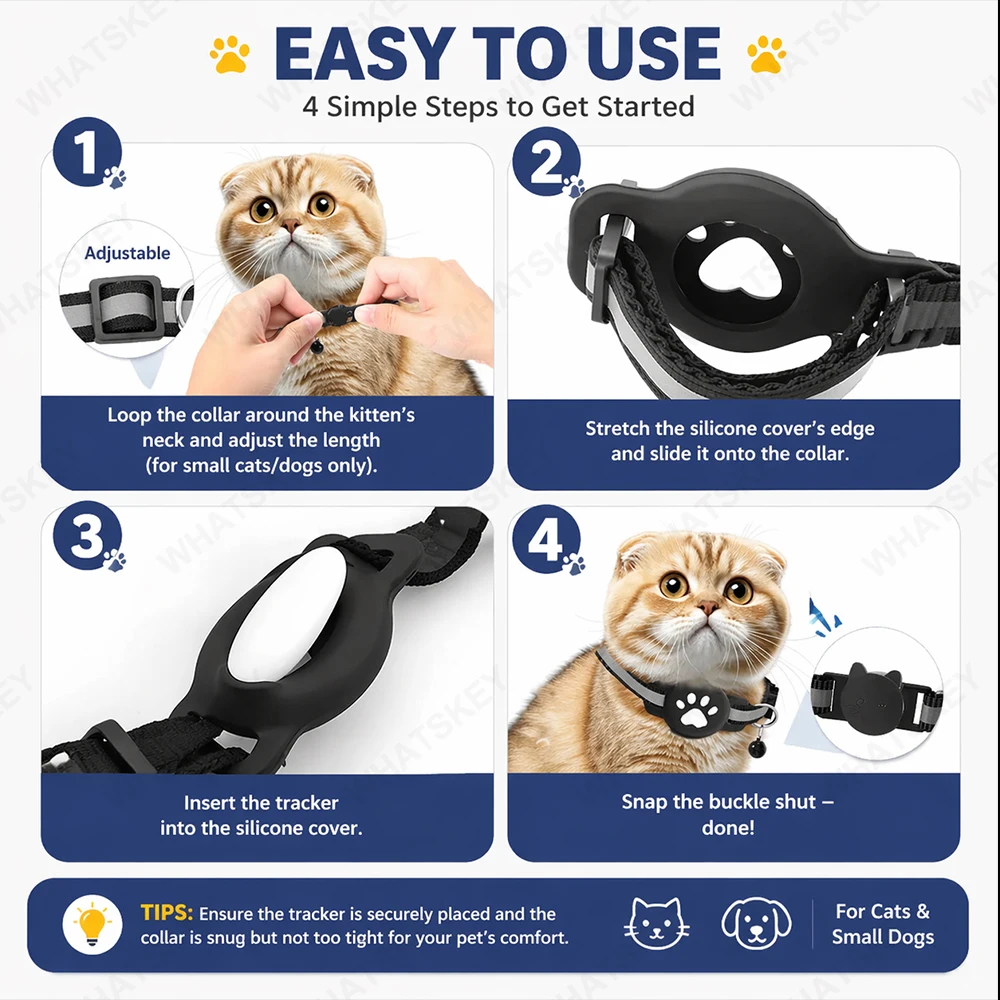 Adjustable Pet Collar Gps Trac - Pet Supplies Locations recension och pris