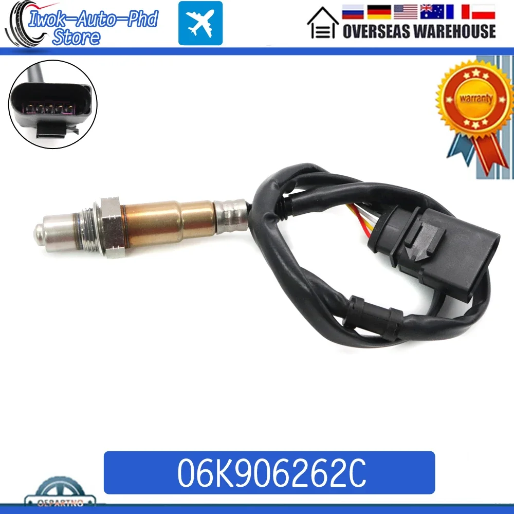 

06K906262C Air Fuel Ratio Lambda O2 Oxygen Sensor for Volkswagen Golf Polo Audi A1 A3 TT Seat Leon 1.8L Upstream