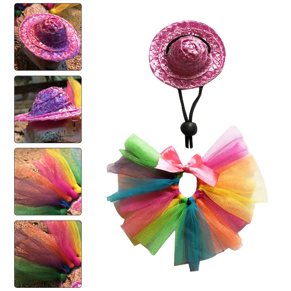 

1Set Lizard Dress Up Set Adorable Pet Costume for Bearded Party Cosplay Decorative Clothing Accessory Outfit