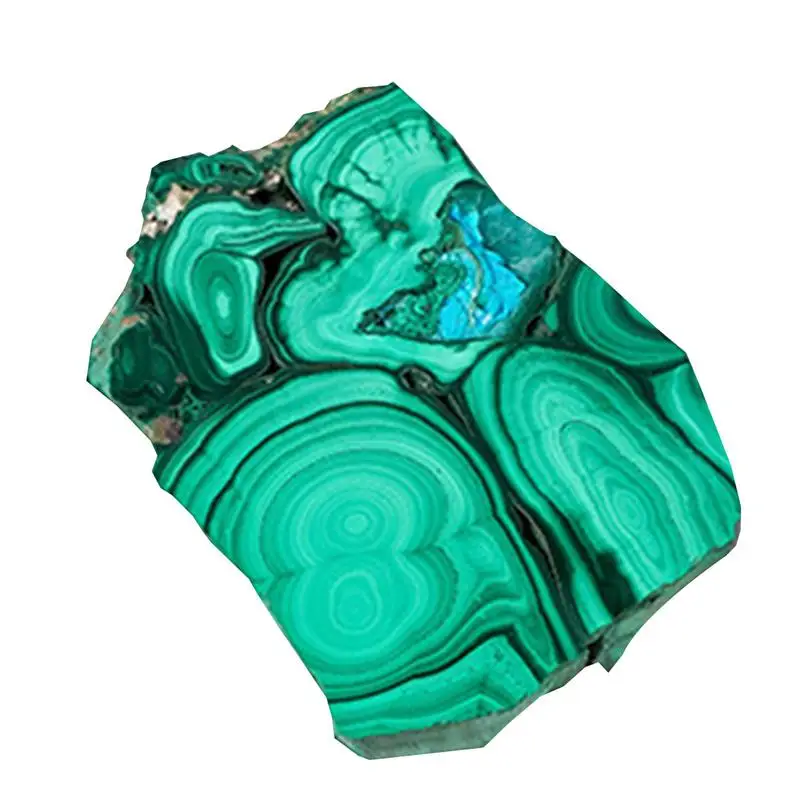 Raw Malachite Slices Raw Crystal Slices Polished Malachite Stone Rock Collecting Home Decorative Meditation Malachite Slices For