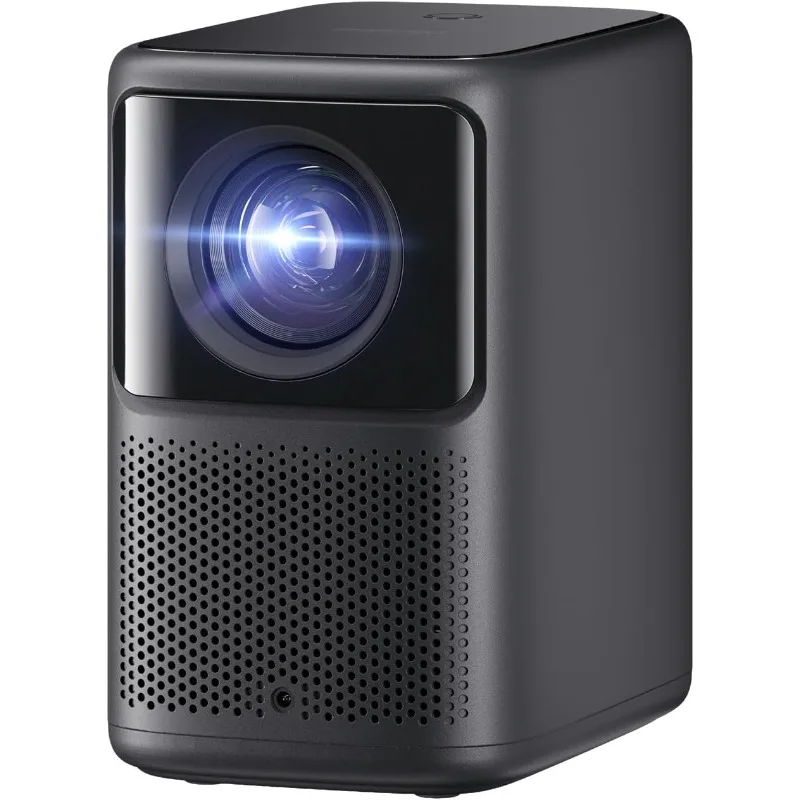 N2 Smart Projector 1080P, 400 ISO Lumens, 120-Inch Display Bluetooth with Dual 6W Dolby Audio Speaker, Auto Focus (Black)