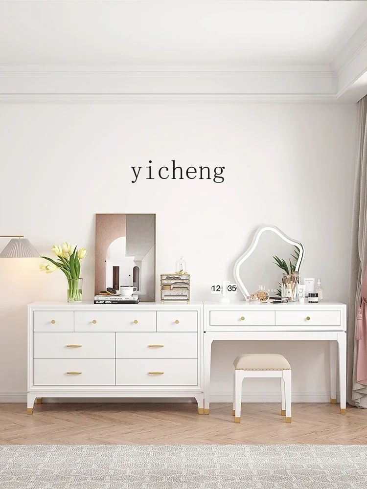 b192 Country Dressing Table Bedroom Small Apartment Makeup Table Furniture Dressing Table Storage