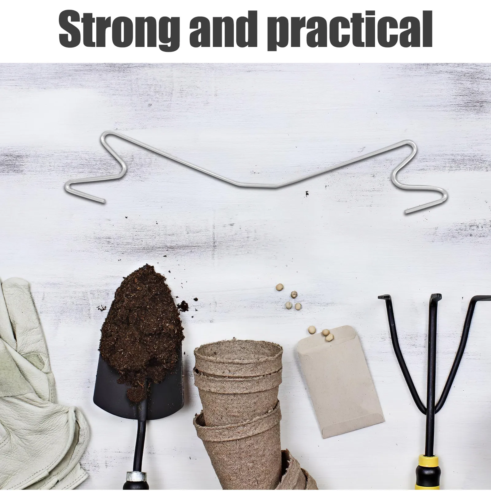 30Pcs Tomato Support Hooks Plant Support Hook for Climbing Plants Garden Vine Holder Greenhouse Hanging Training Vegetable Vine view 4