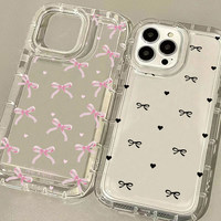Bowknot Love Heart Case for Samsung Galaxy A55 A15 A35 A14 A54 A53 A52 A32 A05 A05S A23 A24 A51 A50 A50S A12 A13 A73 A04 Cover