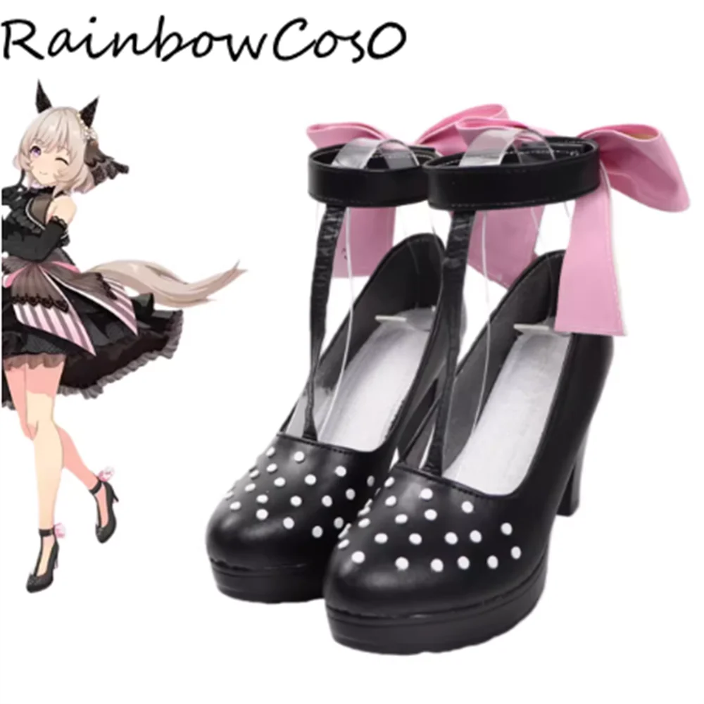 

Curren Chan Umamusume Pretty Derby Cosplay Shoes Boots Game Anime Party Halloween RainbowCos0 W5370