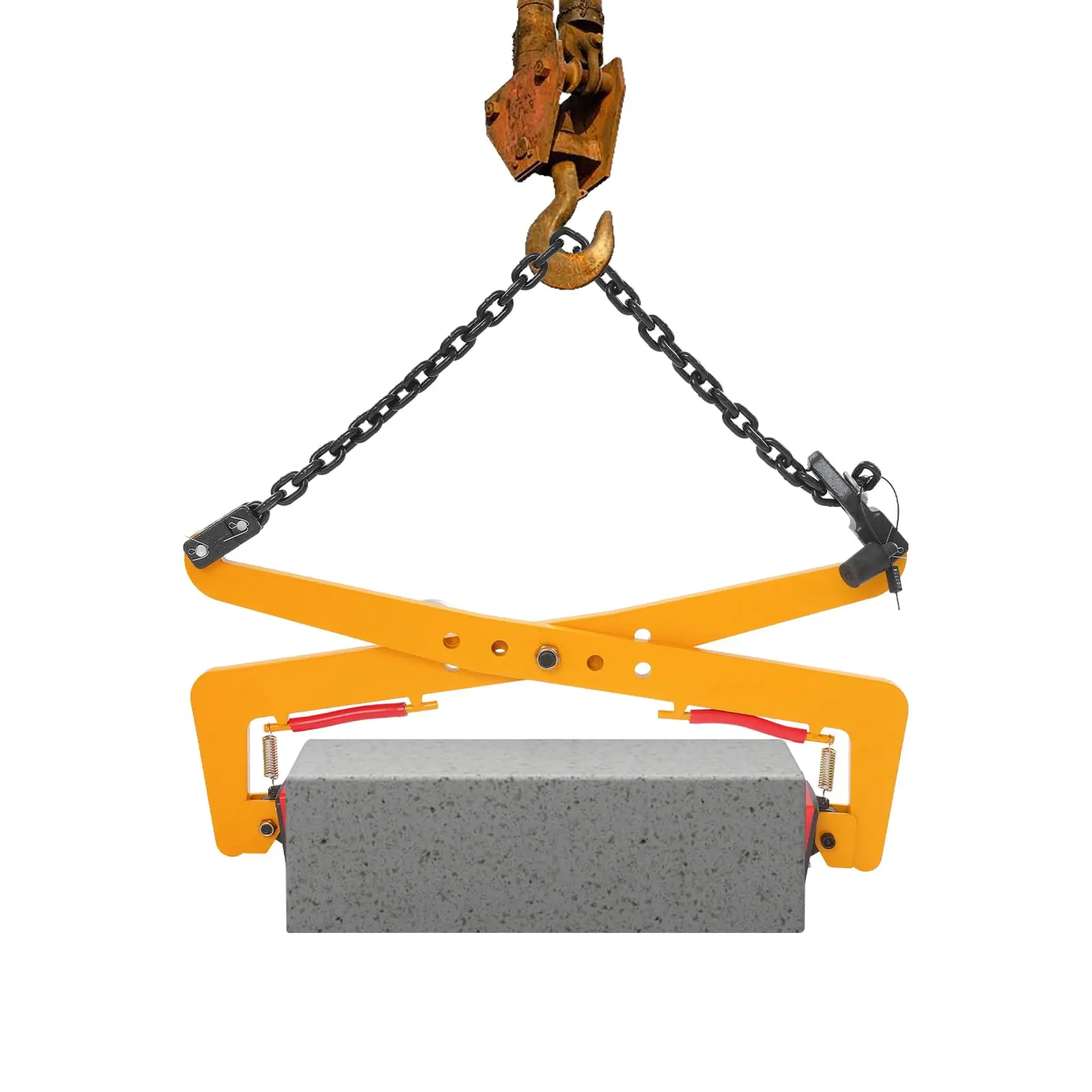 

1100 Lbs Granite Slab Lifting Clamp, Adjustable Range: 13-27.5 In, Heavy Duty Stone Scissor Clamp for Granite Stone Marble Slate